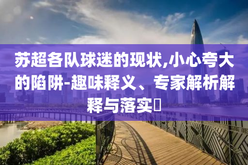 蘇超各隊(duì)球迷的現(xiàn)狀,小心夸大的陷阱-趣味釋義、專(zhuān)家解析解釋與落實(shí)?