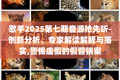 歌手2025第七期音源搶先聽-創(chuàng)新分析、專家解讀解釋與落實,警惕虛假的假營銷案