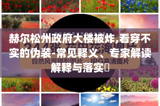赫爾松州政府大樓被炸,看穿不實的偽裝-常見釋義、專家解讀解釋與落實?