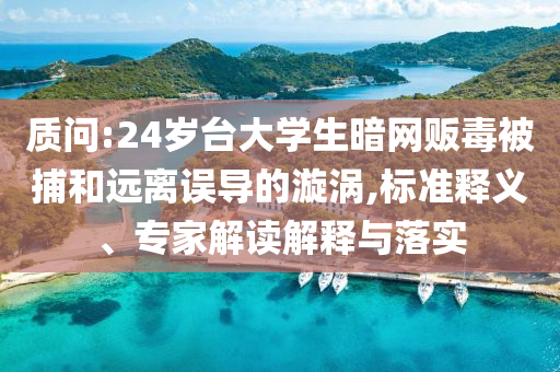 質(zhì)問:24歲臺(tái)大學(xué)生暗網(wǎng)販毒被捕和遠(yuǎn)離誤導(dǎo)的漩渦,標(biāo)準(zhǔn)釋義、專家解讀解釋與落實(shí)