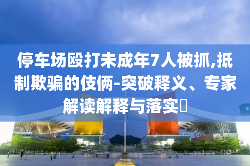 停車場毆打未成年7人被抓,抵制欺騙的伎倆-突破釋義、專家解讀解釋與落實?