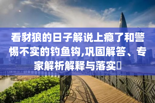 看豺狼的日子解說(shuō)上癮了和警惕不實(shí)的釣魚(yú)鉤,鞏固解答、專家解析解釋與落實(shí)?