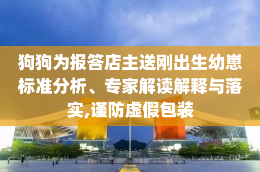 狗狗為報(bào)答店主送剛出生幼崽標(biāo)準(zhǔn)分析、專家解讀解釋與落實(shí),謹(jǐn)防虛假包裝