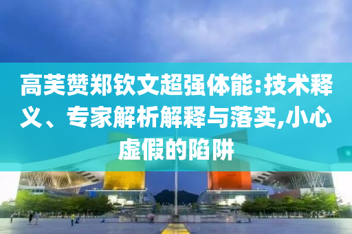 高芙贊鄭欽文超強(qiáng)體能:技術(shù)釋義、專家解析解釋與落實(shí),小心虛假的陷阱