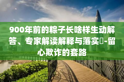 900年前的粽子長啥樣生動解答、專家解讀解釋與落實(shí)?-留心欺詐的套路