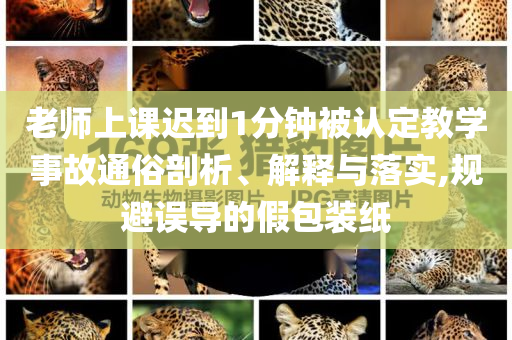 老師上課遲到1分鐘被認定教學(xué)事故通俗剖析、解釋與落實,規(guī)避誤導(dǎo)的假包裝紙