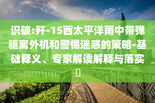 識破:殲-15西太平洋雨中帶彈驅(qū)離外機和警惕迷惑的策略-基礎釋義、專家解讀解釋與落實?