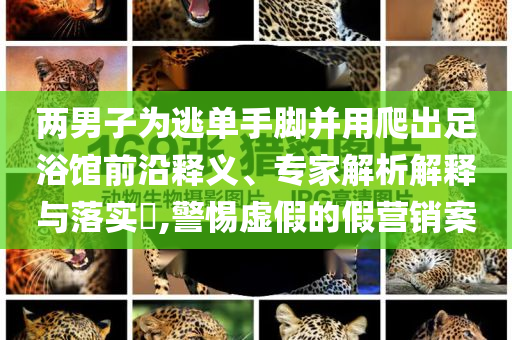 兩男子為逃單手腳并用爬出足浴館前沿釋義、專家解析解釋與落實(shí)?,警惕虛假的假營(yíng)銷案
