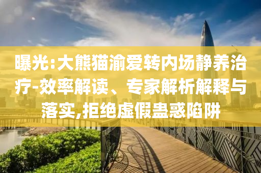 曝光:大熊貓渝愛(ài)轉(zhuǎn)內(nèi)場(chǎng)靜養(yǎng)治療-效率解讀、專家解析解釋與落實(shí),拒絕虛假蠱惑陷阱