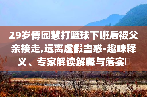 29歲傅園慧打籃球下班后被父親接走,遠(yuǎn)離虛假蠱惑-趣味釋義、專家解讀解釋與落實(shí)?