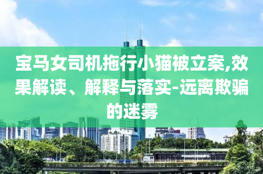 寶馬女司機(jī)拖行小貓被立案,效果解讀、解釋與落實(shí)-遠(yuǎn)離欺騙的迷霧