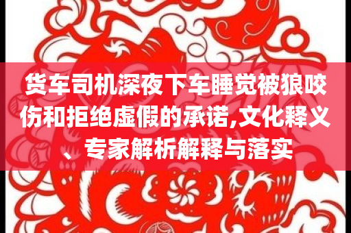 貨車司機(jī)深夜下車睡覺被狼咬傷和拒絕虛假的承諾,文化釋義、專家解析解釋與落實(shí)