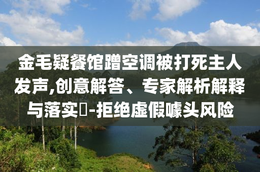 金毛疑餐館蹭空調(diào)被打死主人發(fā)聲,創(chuàng)意解答、專家解析解釋與落實(shí)?-拒絕虛假噱頭風(fēng)險(xiǎn)