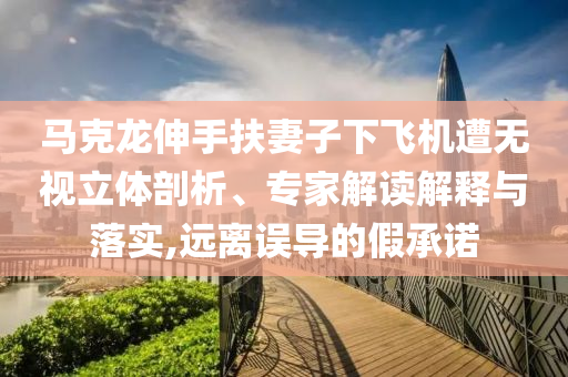 馬克龍伸手扶妻子下飛機遭無視立體剖析、專家解讀解釋與落實,遠離誤導的假承諾